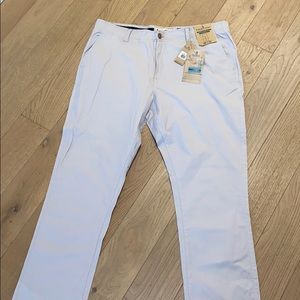 Beige water repellent pants